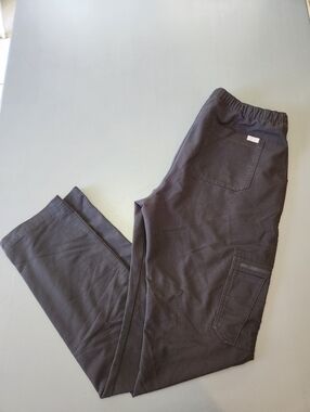 FIGS Cairo Cargo Scrub Pants Men's Large Tall Workwear Uniform Zip Up Button